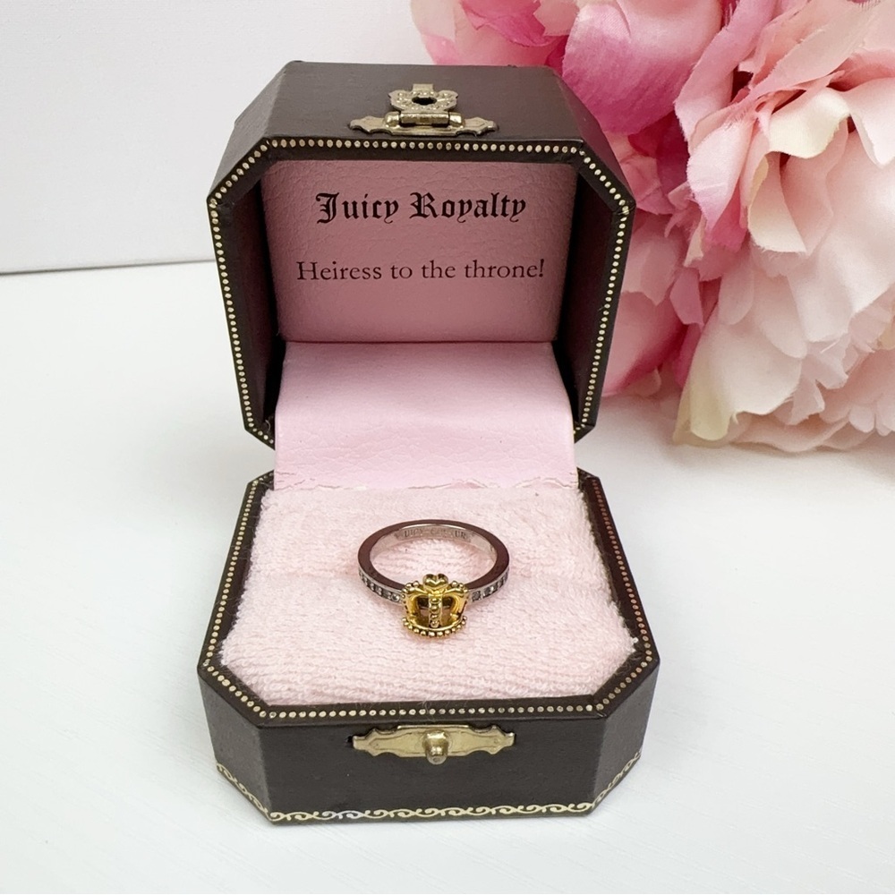 Vintage Juicy Couture Crown Wish Ring Size 7